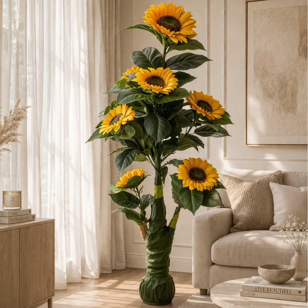 Designer Sunflower Decor Plant (6ft Tall) (Copy) (Copy) (Copy)