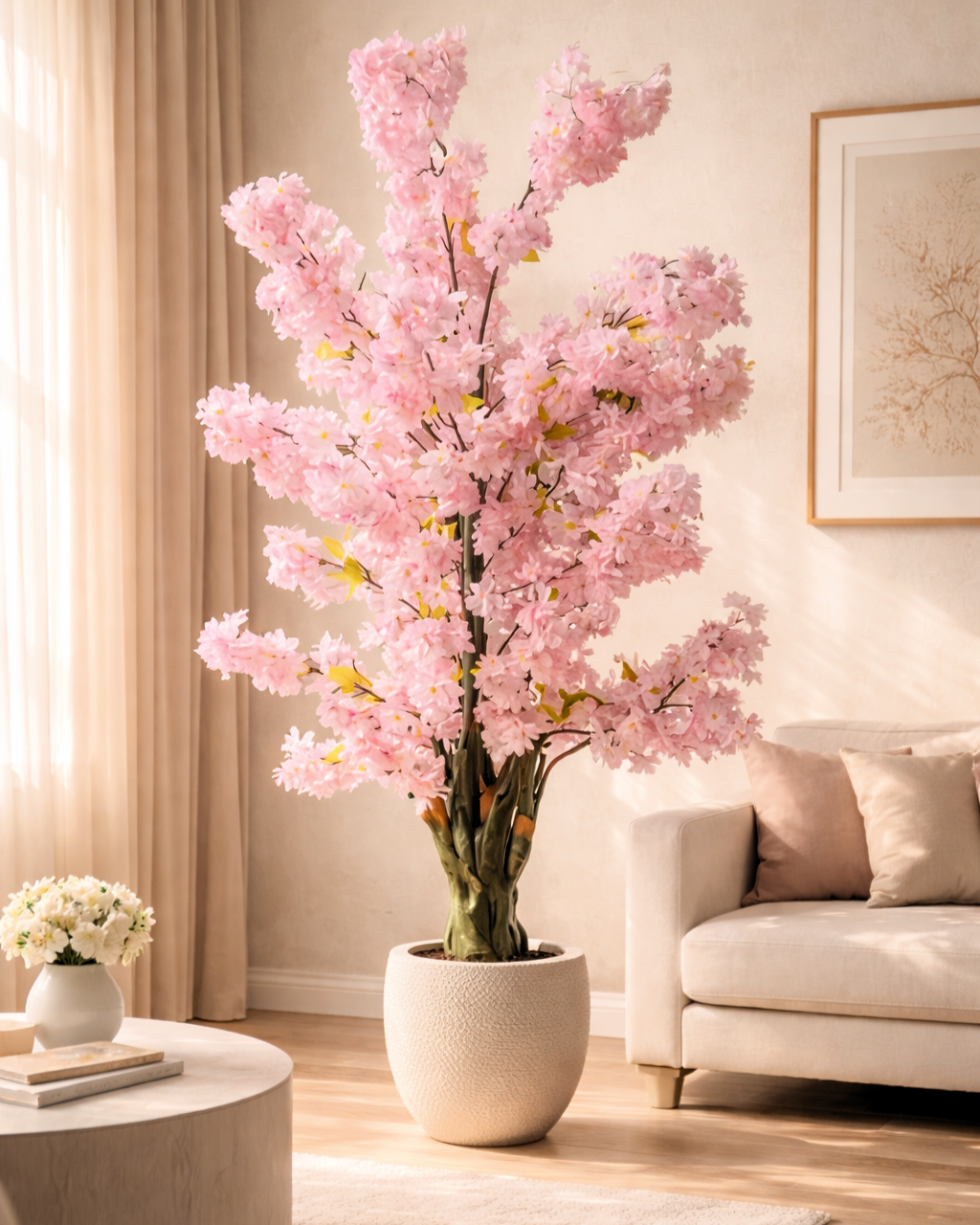 Blush Bloom™ Artificial Cherry Blossom Tree with Premium Ceramic Pot (180 cm)