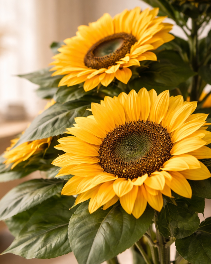 Designer Sunflower Decor Plant (6ft Tall)